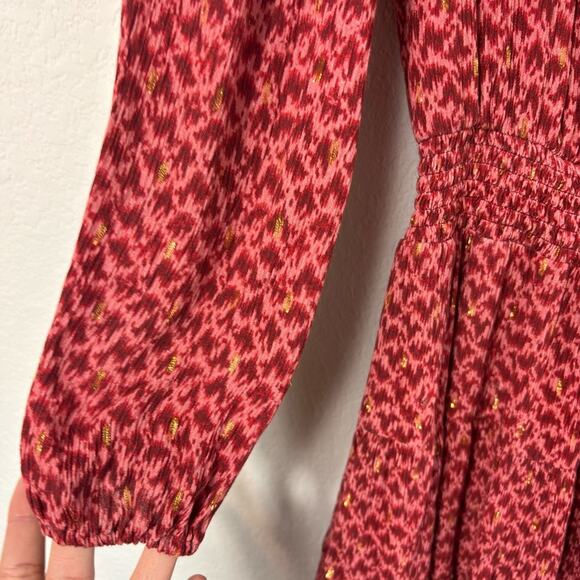 PAIGE SANDEE THREE QUARTER SLEEVE MINI DAY TO NIGHT DRESS IN PAPAYA SMALL NWT - Picture 9 of 9